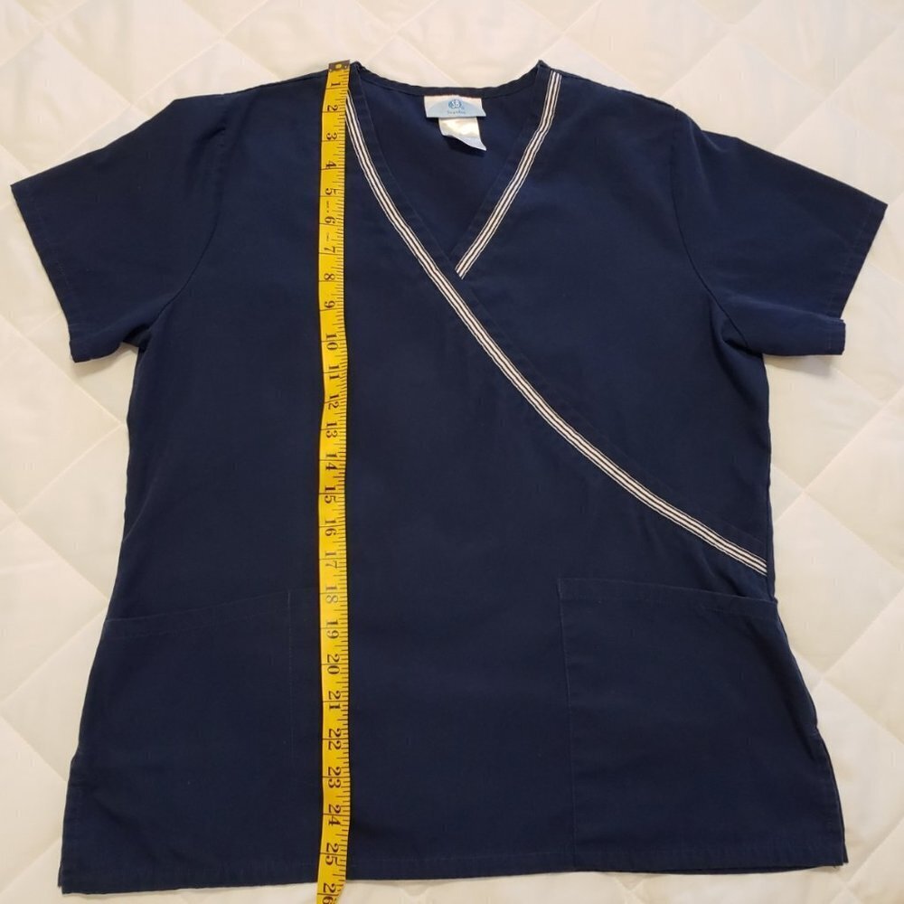 SB Scrub Top Small- Navy Blue - Picture 2 of 7